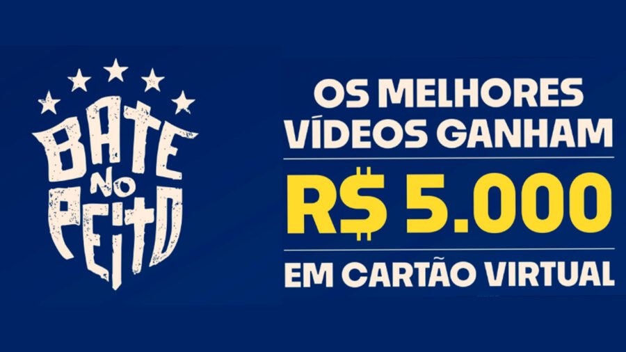 Banner da CBF TikTok #BateNoPeito