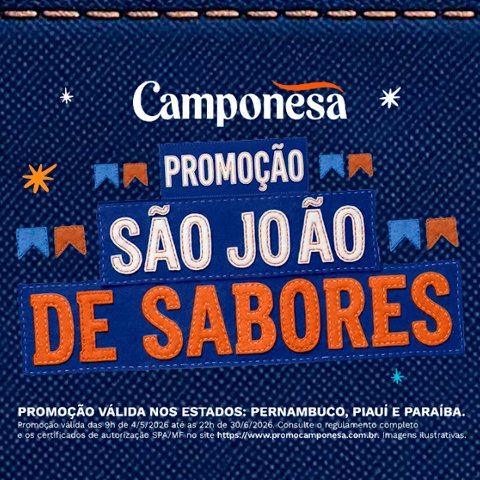 Banner quadrado da São João de Sabores Camponesa