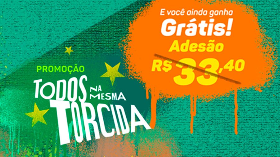 Banner da Cartão de Todos na mesma Torcida