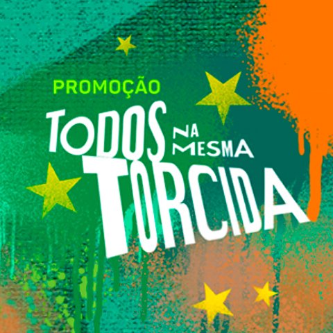 Banner quadrado da Cartão de Todos na mesma Torcida