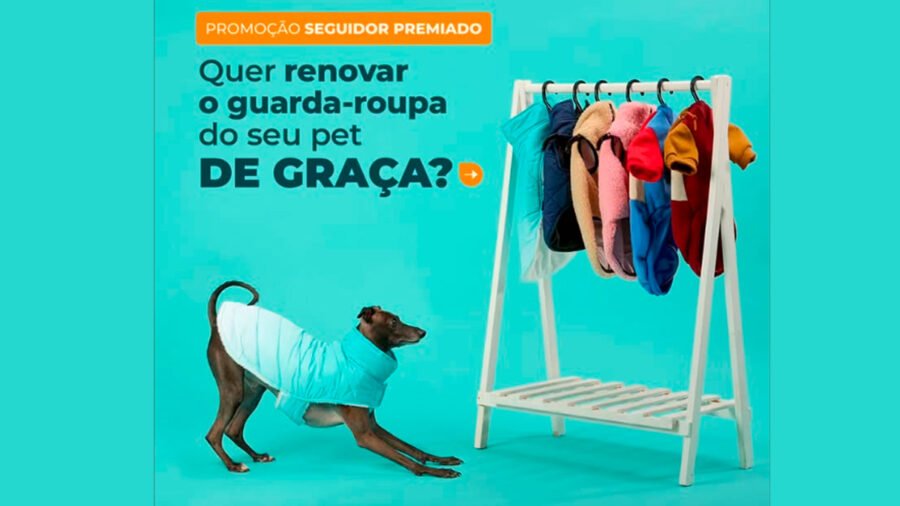 Banner da Cobasi Seguidor Premiado Roupas Pet