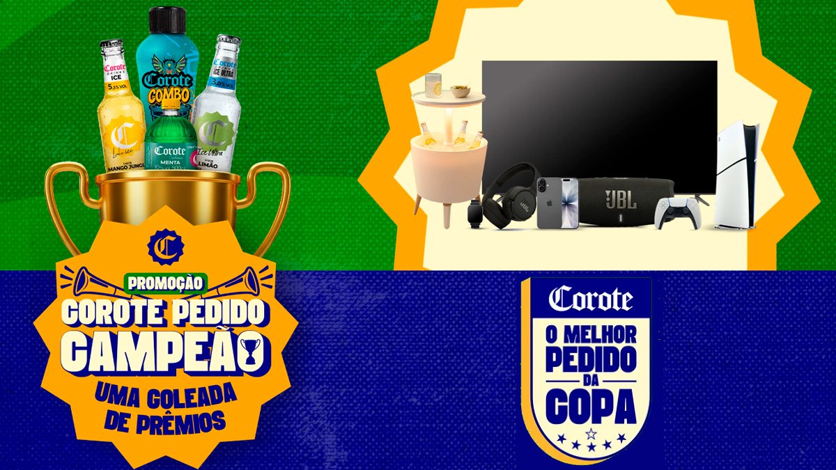 Banner da Corote Pedido Campeão