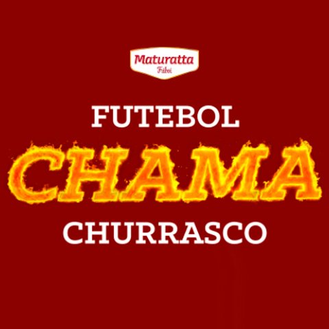 Banner quadrado da Maturatta Friboi Futebol Chama Churrasco