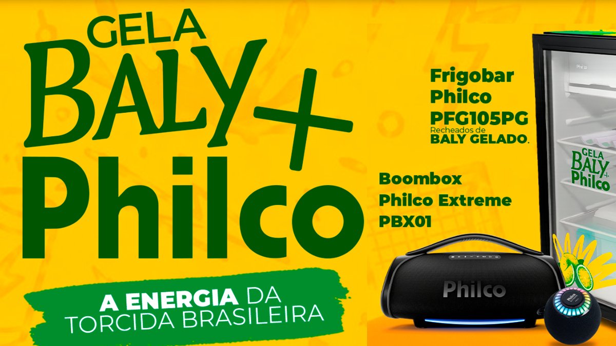 Banner da Gela Baly com Philco