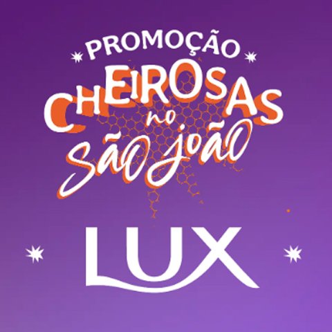 Banner quadrado da Lux Cheirosas no São João