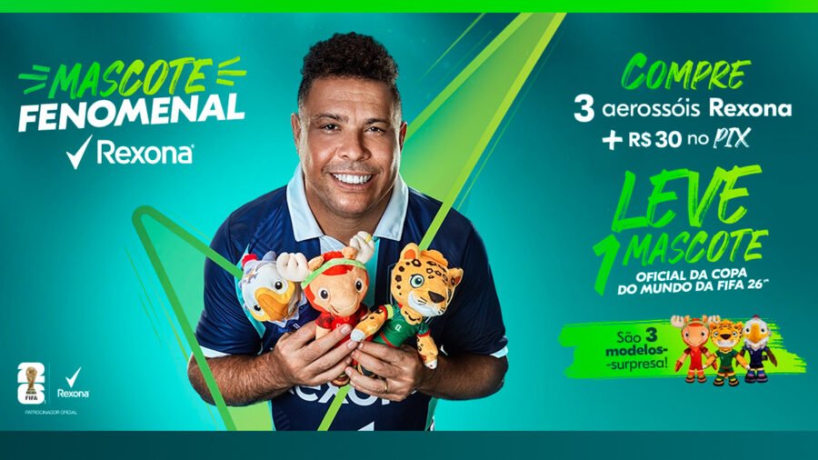 Banner da Mascote Fenomenal Rexona