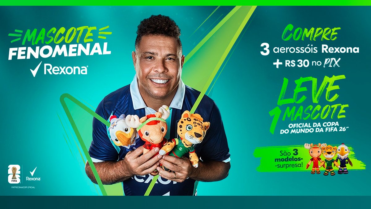 Banner da Mascote Fenomenal Rexona