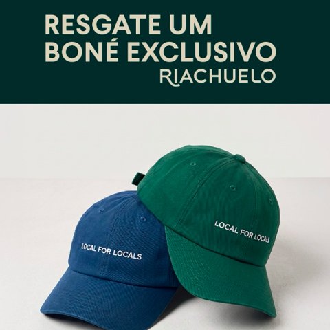 Banner quadrado da Boné Riachuelo Grátis