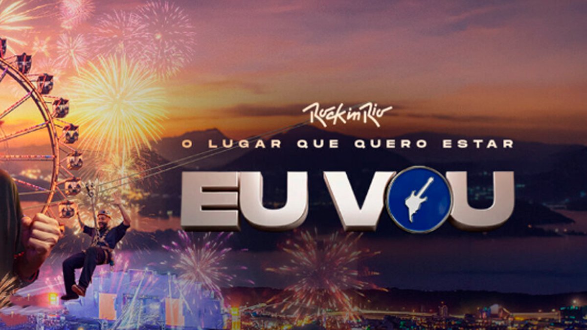 Banner da Rock in Rio O Lugar Que Quero Estar