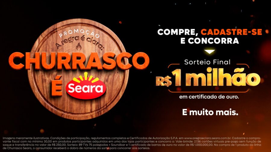 Banner da A Regra é Clara: Churrasco é Seara