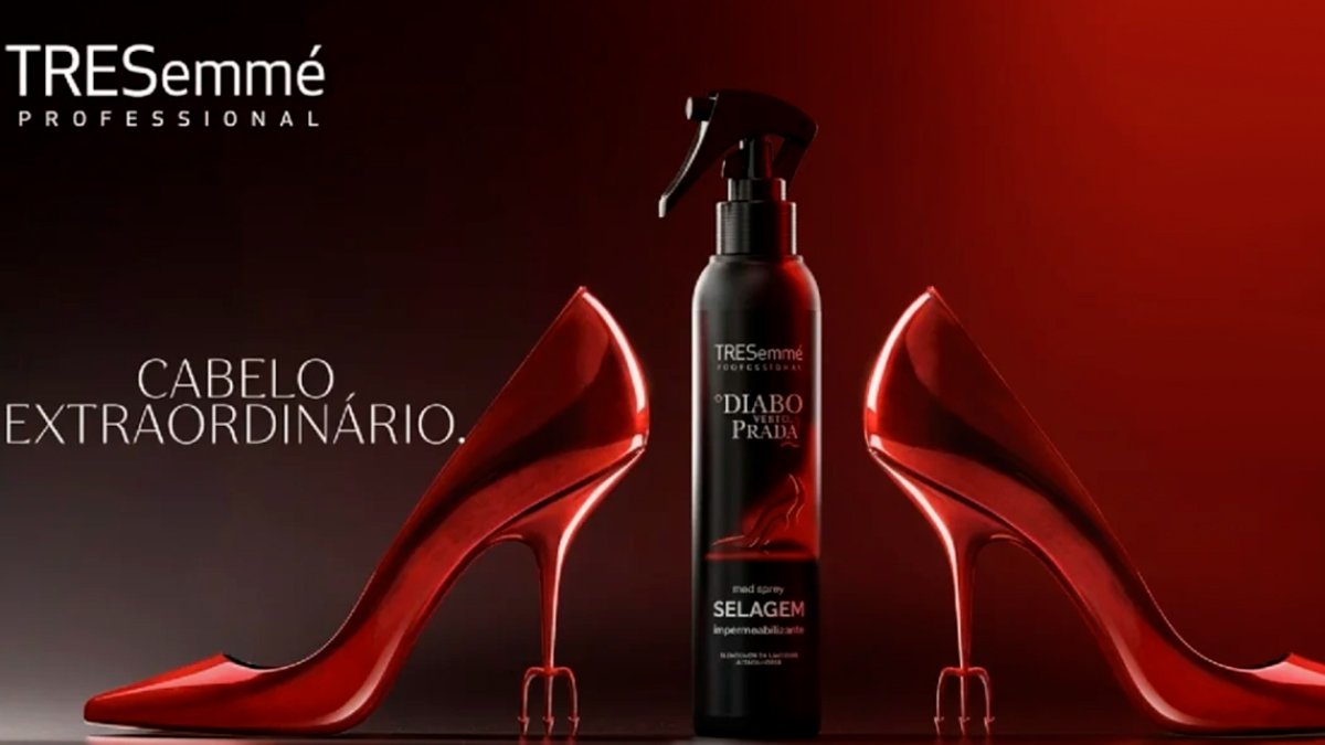 Banner da TRESemmé O Diabo Veste Prada 2