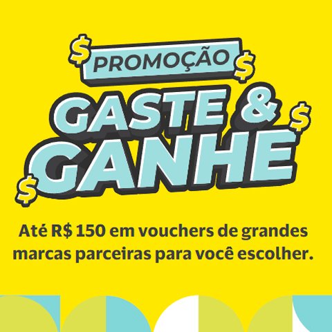 Banner quadrado da Gaste e Ganhe Cartão PagBank Visa