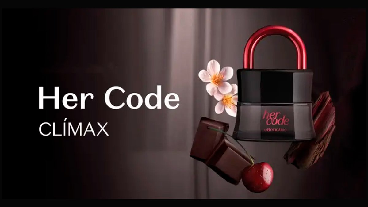 Banner da Brinde Grátis O Boticário Perfume Her Code Clímax