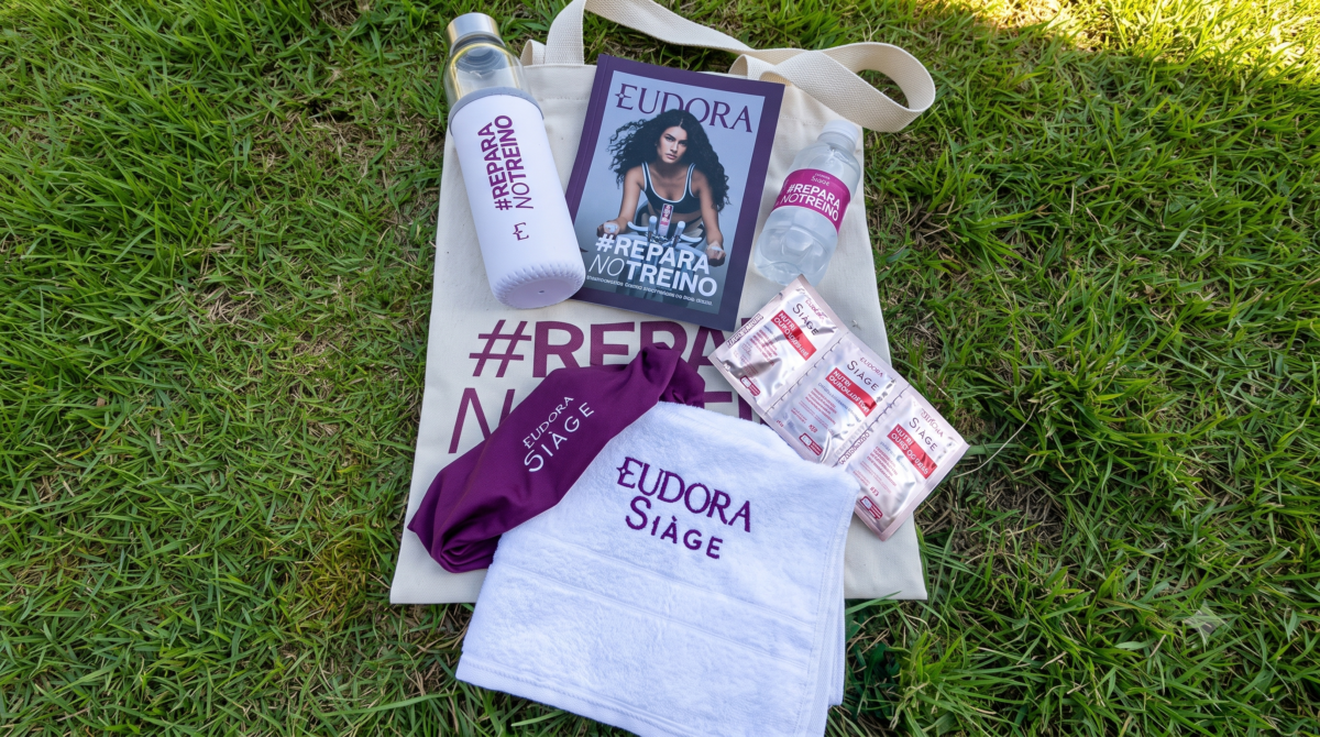 Eudora distribui kits gratuitos em ação fitness no Parque Villa-Lobos