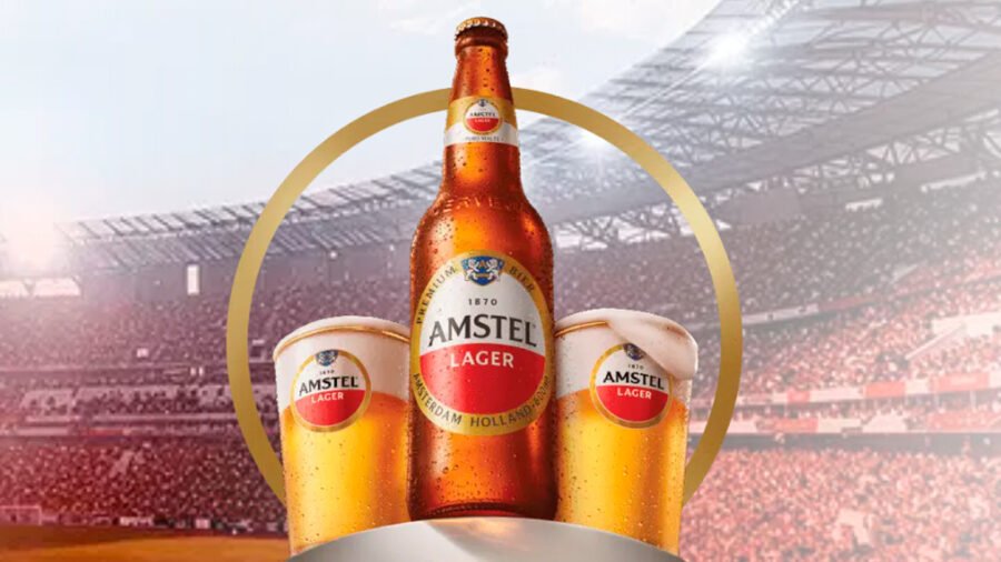 Banner da Amstel e Eisenbahn Cervejeiras