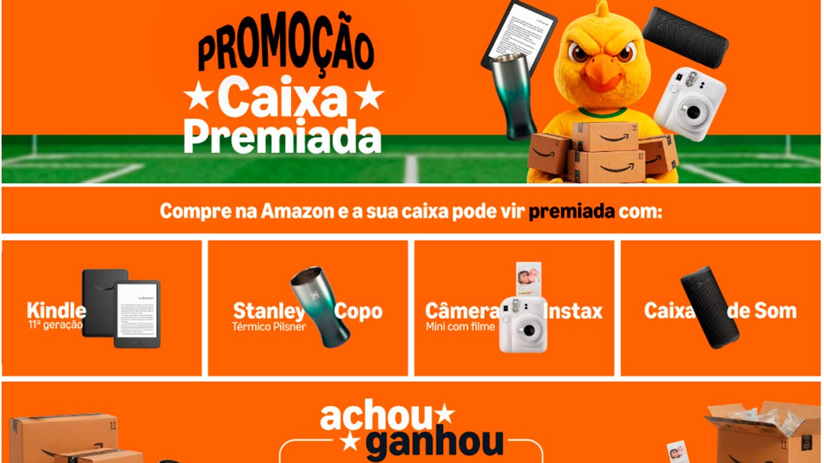 Banner da Caixa Premiada Amazon