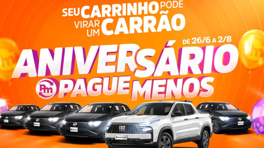 Banner da Promoção Aniversário Pague Menos