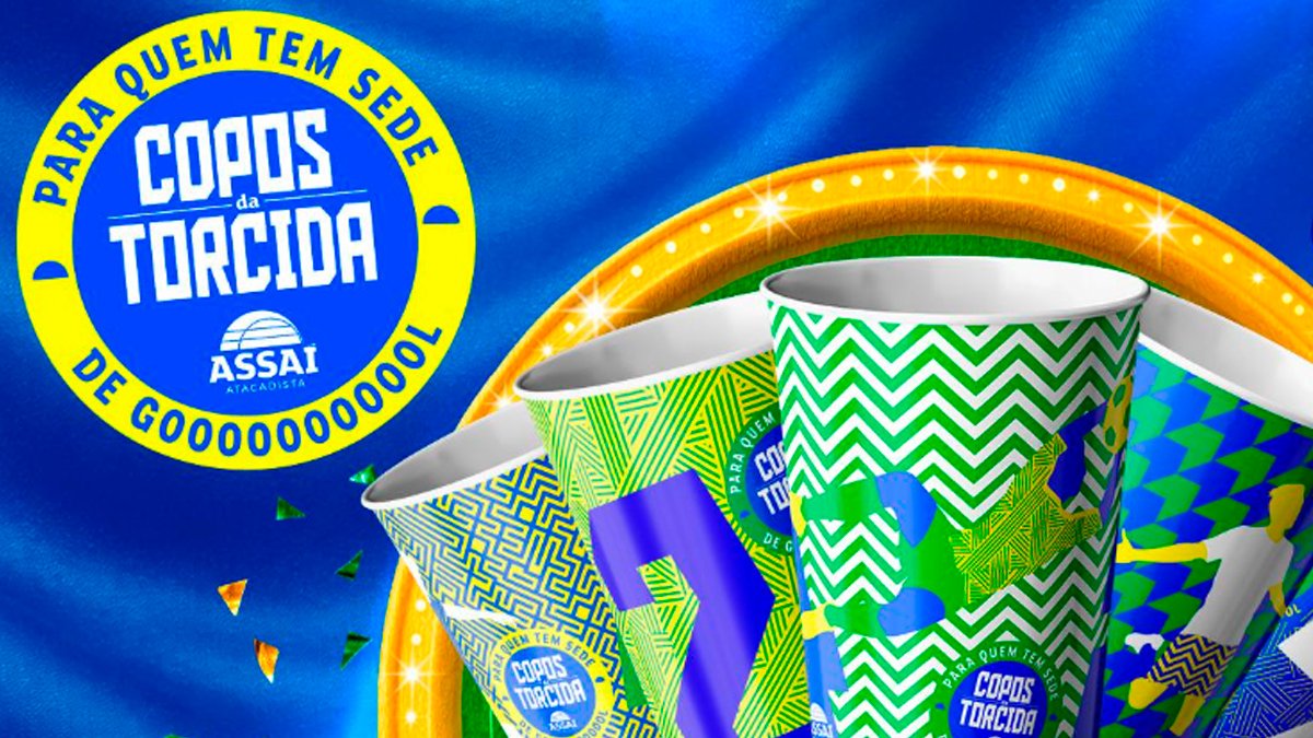 Banner da Copos da Torcida Assaí
