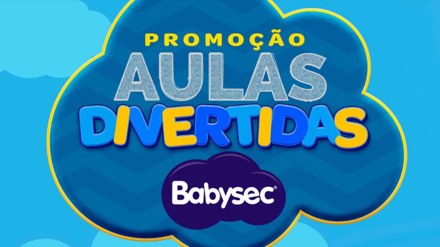 Banner da Promoção Babysec Aulas Divertidas