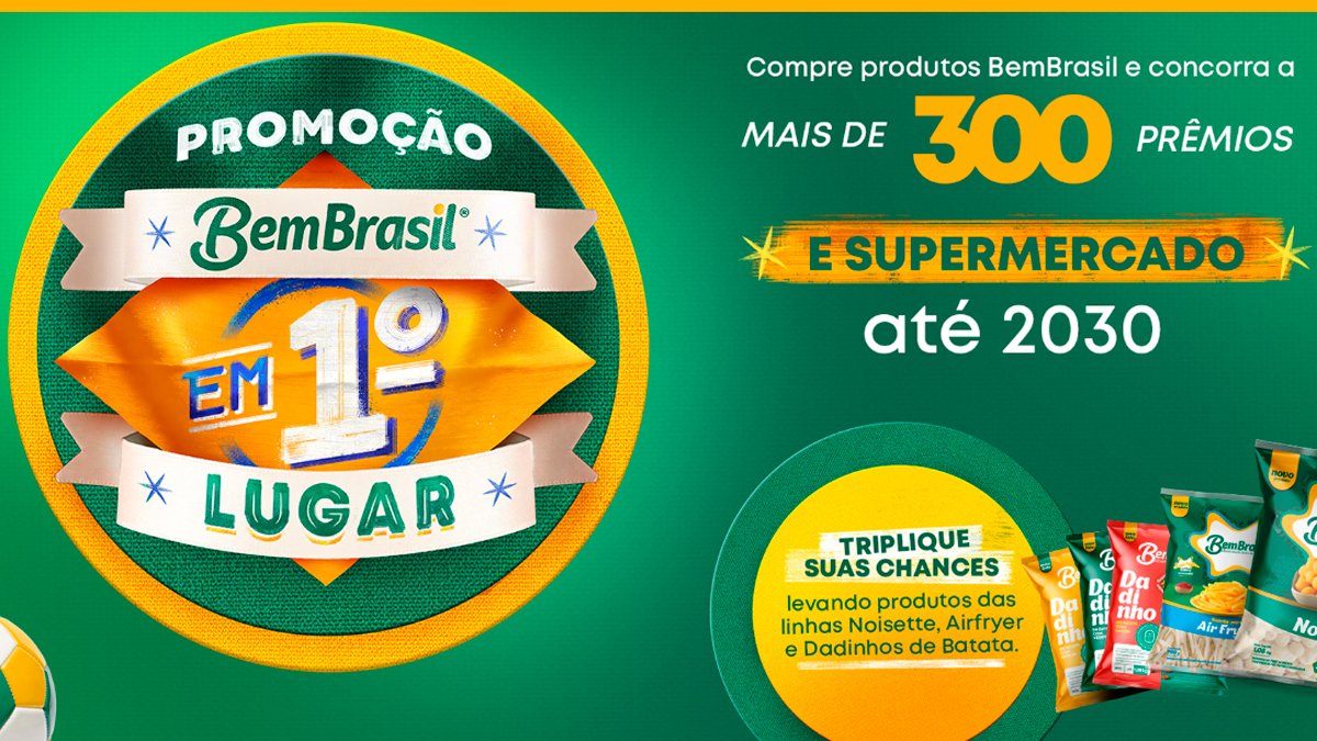 Banner da Bem Brasil em Primeiro Lugar