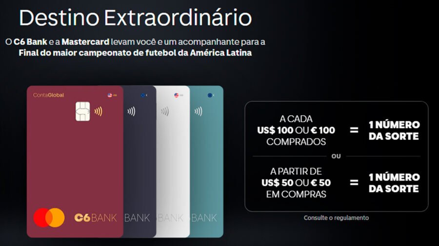 Banner da C6 Bank Destino Extraordinário