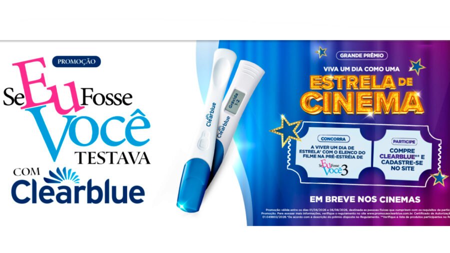 Banner da Se Eu Fosse Você, Testava com Clearblue