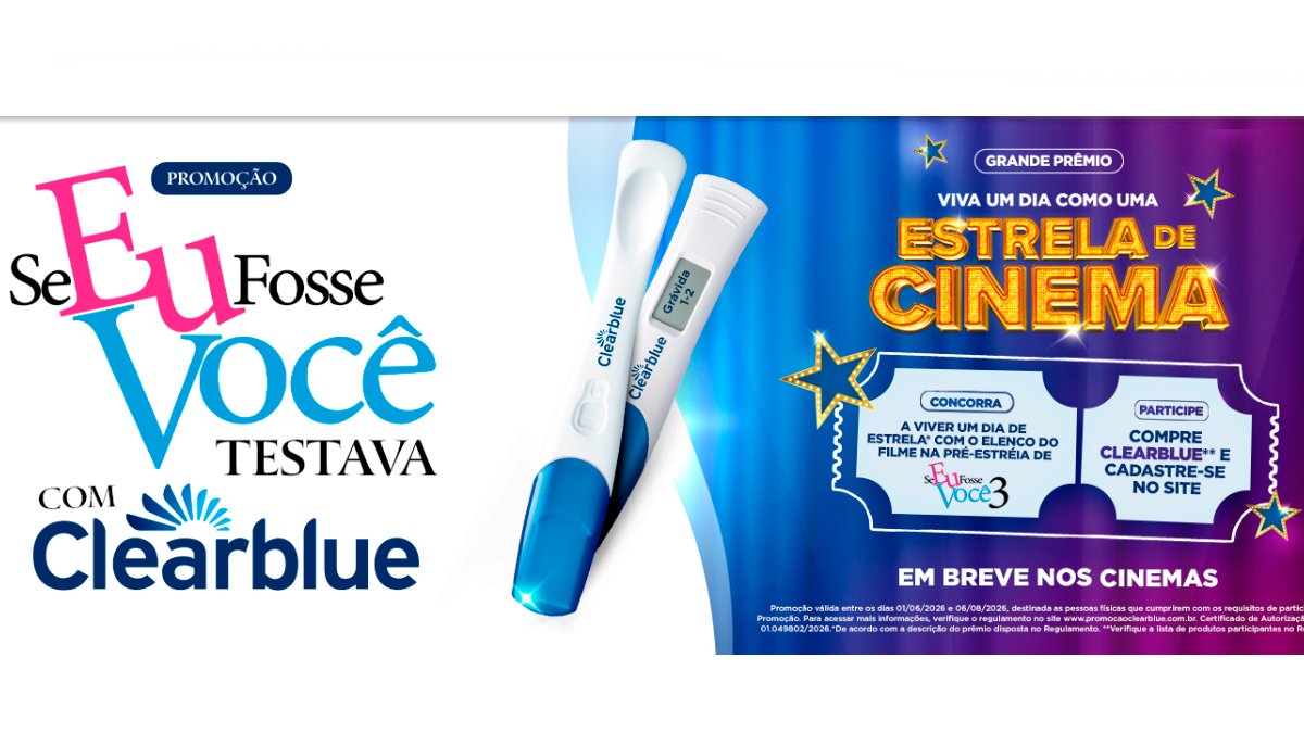 Banner da Se Eu Fosse Você, Testava com Clearblue