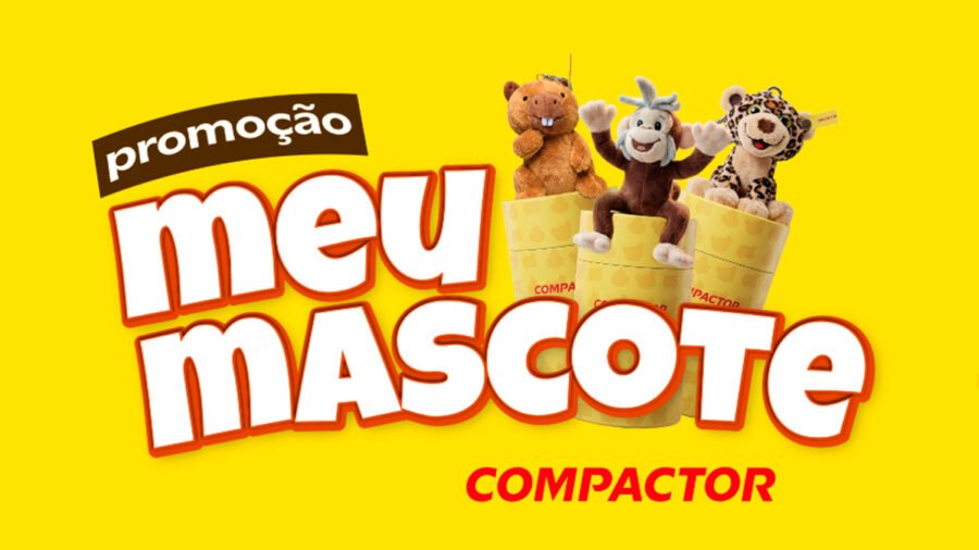 Banner da Promoção Compactor Meu Mascote Compactor