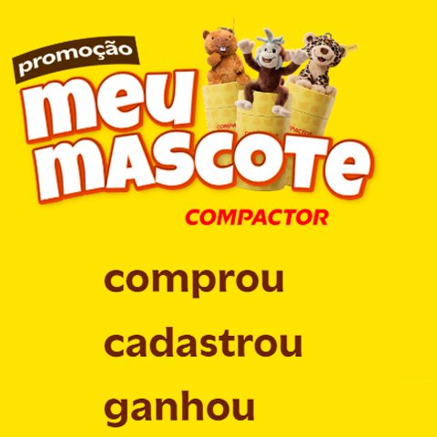 Pr&ecirc;mios e Sorteios em Destaque da Promo&ccedil;&atilde;o Compactor Meu Mascote Compactor