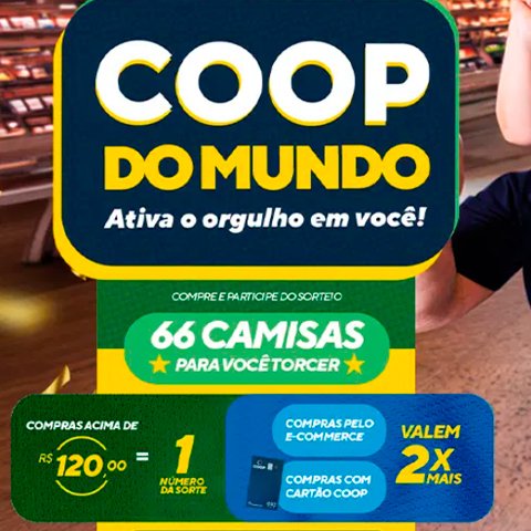 Banner quadrado da Coop do Mundo