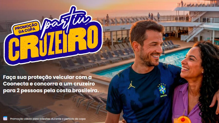Banner da Partiu Cruzeiro Copa Coonecta