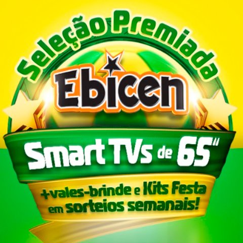 Banner quadrado da Ebicen Seleção Premiada