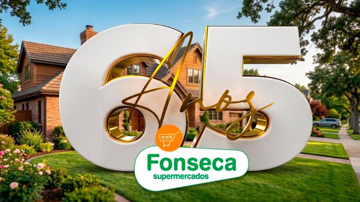 Banner da Promoção Fonseca Supermercados Aniversário 65 Anos