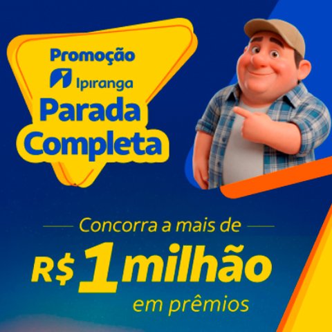 Banner quadrado da Ipiranga Parada Completa