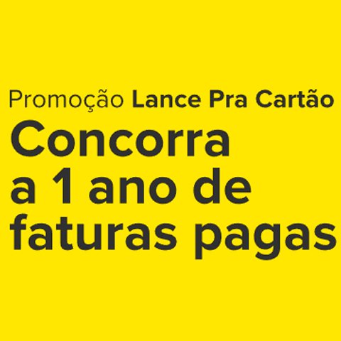 Banner quadrado da Mercado Pago Visa Lance pra Cartão
