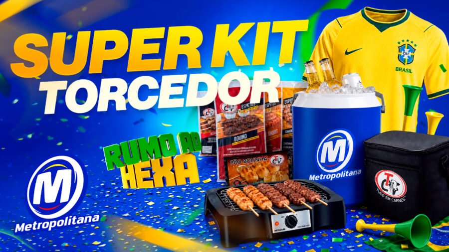 Banner da Metropolitana FM Kit Torcedor