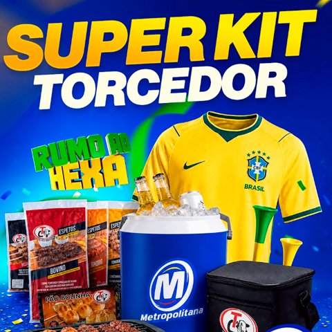 Banner quadrado da Metropolitana FM Kit Torcedor