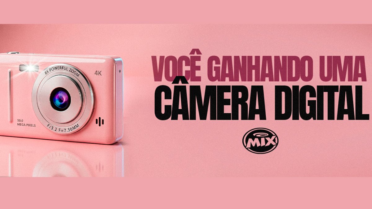 Banner da Mix FM Câmera Digital