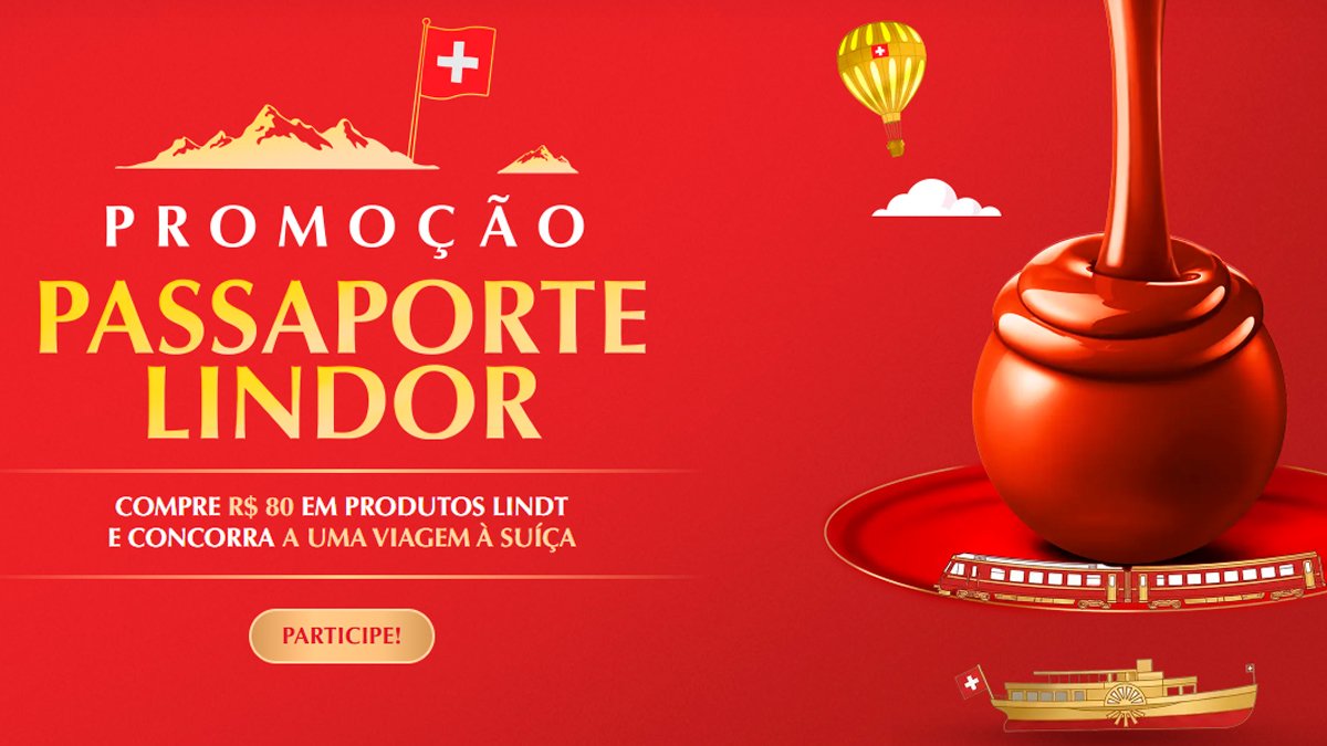 Banner da Passaporte Lindt
