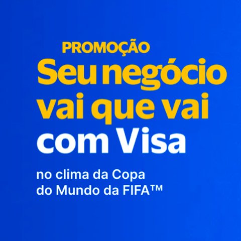 Banner quadrado da Seu Negócio Vai Que Vai com Visa