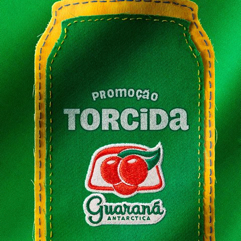 Banner quadrado da Torcida Guaraná Antarctica