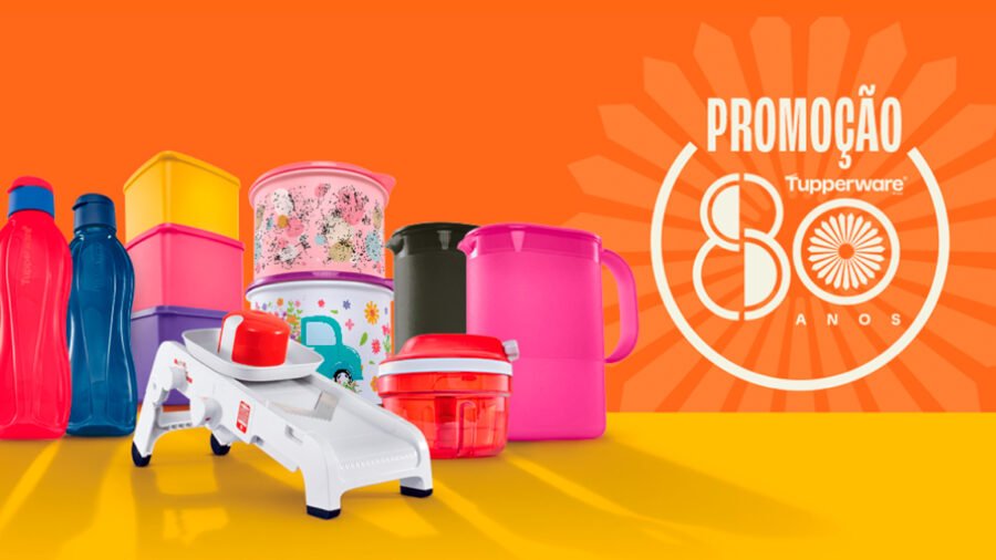 Banner da Tupperware 80 Anos