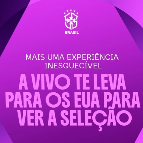 Banner quadrado da VIVO Brasileiro Roxo