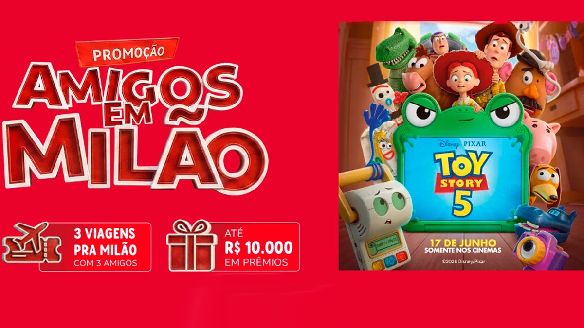 Banner da Visa Bradesco Amigos em Milão