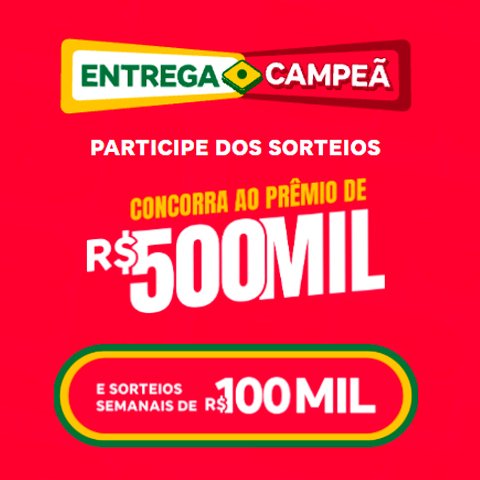 Banner quadrado da Entrega Campeã iFood