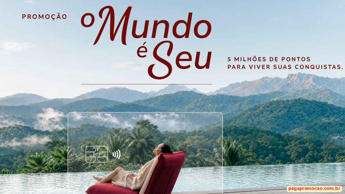 Banner da Promoção Amex O Mundo é Seu