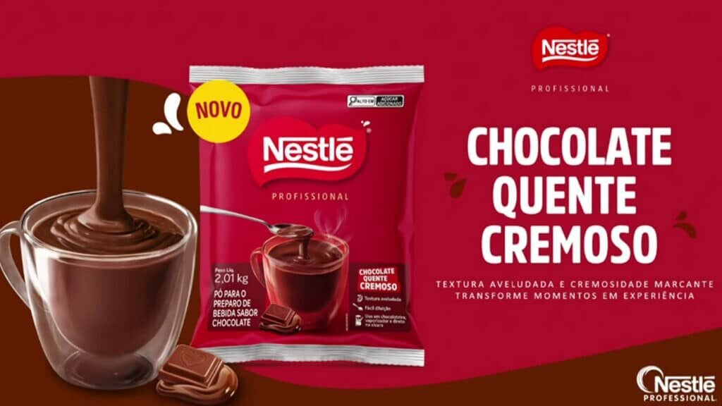 Nestlé Professional Lança Chocolate Quente Cremoso para Cafeterias