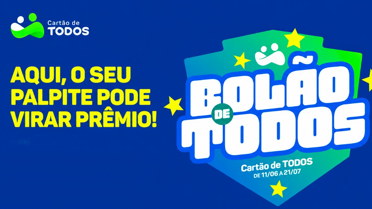 Banner da Promoção Cartão de Todos Bolão de Todos