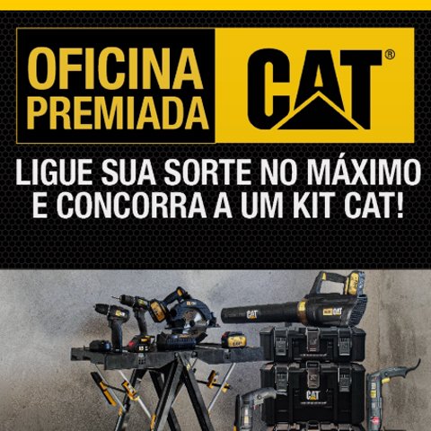 Prêmios e Sorteios em Destaque da Promoção Cat Oficina Premiada