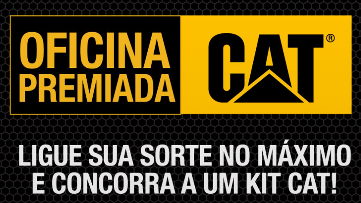 Banner da Promoção Cat Oficina Premiada